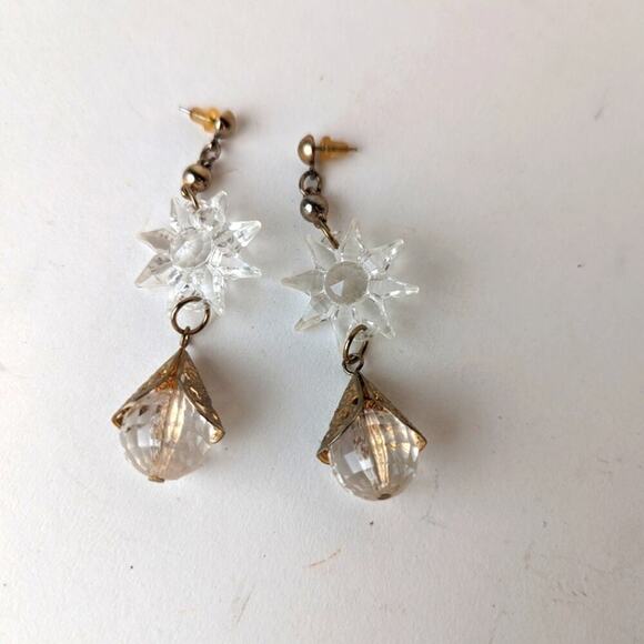 Star Acrylic Teardrop Earrings - Picture 1 of 3